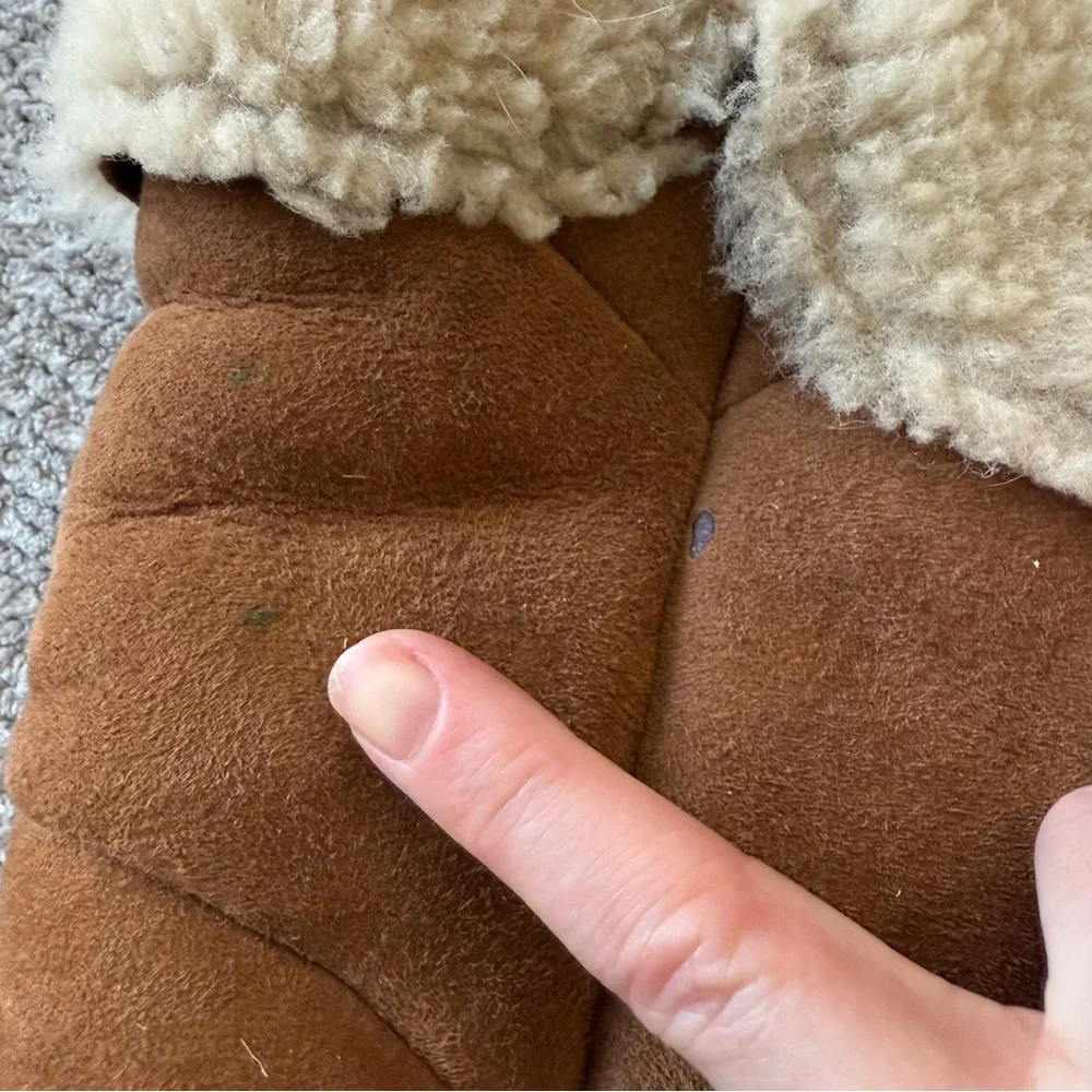 UGG Shearling-Lined Tall Suede Boots‎ – Women’s 6.5